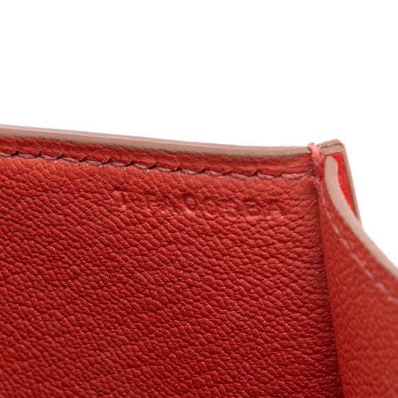 Pre-Loved Hermes Tadelakt Medor Clutch 23 - Picture 6 of 7